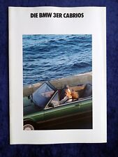 BMW 3er, E30 E 30, Cabrio Cabriolet Prospekt, 1.1991  318i 320i 325i