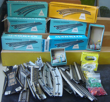 Märklin HO Großes Set Metallgleise + 2 Signale ohne Kartons "Gebraucht(268)