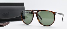 Persol Sonnenbrille 3311 S 24/31 58-15 145 Havana Dunkelbraun Pilot Tropfen Etui