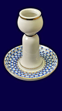 Kerzenleuchter   Lomonosov Kobaltnetz ca.