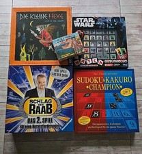 5 Spiele Spielepaket  Sammlung Spielesammlung Vollständig Star Wars, Sudoku...