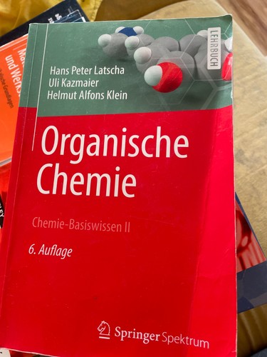 Organische chemie latscha - organische,