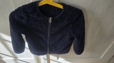TOP! TCM Mädchen Teddyplüsch Jacke ** Blau ** Gr 98/104
