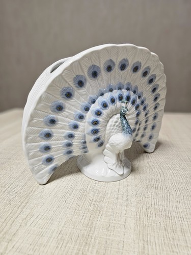Lladro florero pavo - florero, real