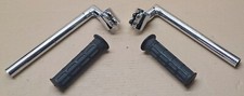 Moto Guzzi V50 Monza Stummel Lenker 32mm + Griff Gummis V35 Imola V65 Cafe Racer