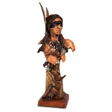 Western Indianer Büste mit Tomahawk