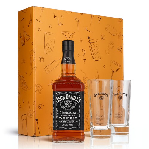 Jack daniels geschenkset - daniels, 0,7l