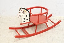 C25V10- Vintage Kinder Schaukelpferd aus Holz