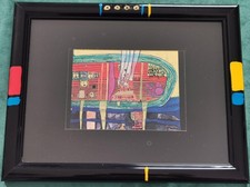 Hundertwasser Bild im bemalten