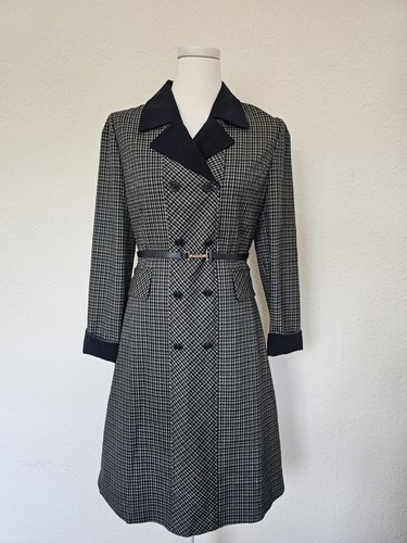 Kleid business kariert grün - kleid,