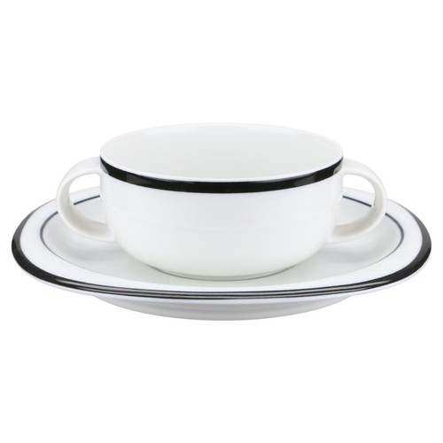Suppentasse mit untere - suppentasse,