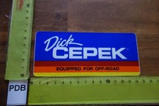 Alter Aufkleber Reifen Räder Felgen DICK CEPEK Equipped for off-road USA