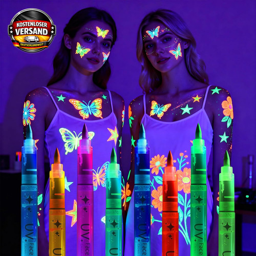 Schwarzlicht farbe neon - schwarzlicht,