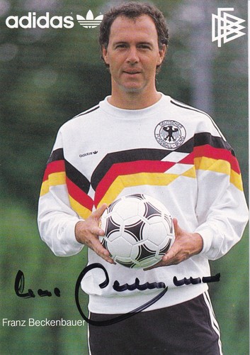 Autogramm franz beckenbauer - -,