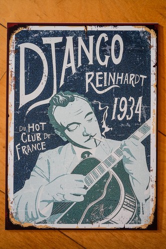 Django reinhardt retro poster - django,