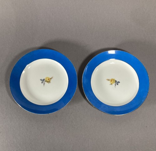 Meissen zwei teller kuchen - meissen,