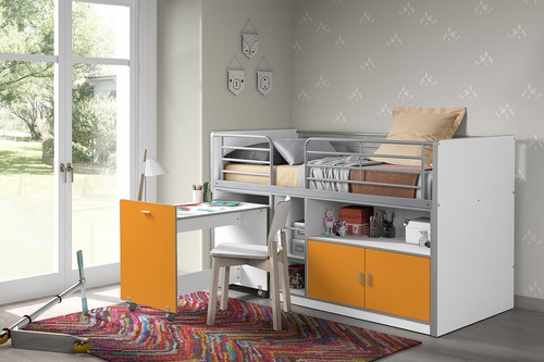 Hochbett kinderbett bonny - hochbett,