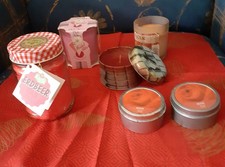 6 Duftkerzen mit verschiedenen Düften