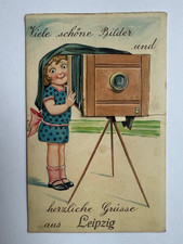 alte AK Gruss aus Leipzig "Leporello" ca. 1920