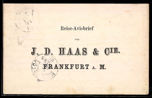 Ansichtskarte frankfurt m - ansichtskarte, a.
