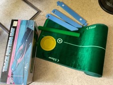 Golftime Golfhouse Track Putting Mat 4 Geschwindigkeiten Topp mit Mattenwischer