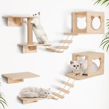 5tlg kletterwand set katzen - set,