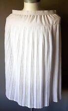 Eleganter Damen Plisseerock von Finn Karelia Wadenlang ,gefüttert ,Gr.46 weiß