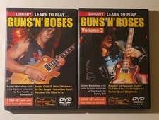  Learn To Play Guns 'N' Roses 1 + 2  DVD Top Zustand Classic Rock Rarität 