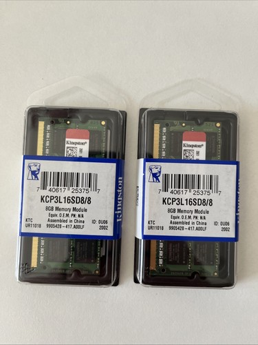 Kingston 16gb dimm ddr3l - kingston, so-dimm