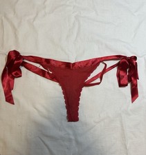 Sexy Damen Slip Gr. 38 Rot Schleife Lingerie Dessous Unterwäsche String