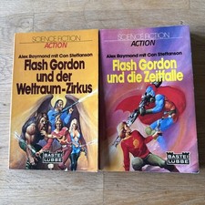 2x Alex Raymond, Con Steffanson, Flash Gordon, Zeitfalle + Weltraum-Zirkus