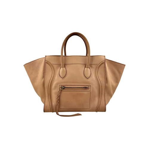 Celine dunkelbeige leder - dunkelbeige,