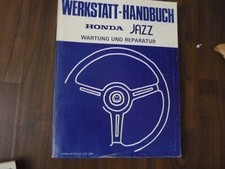 honda jazz  wartung und reparatur 1984 WERKSTATT HANDBUCH