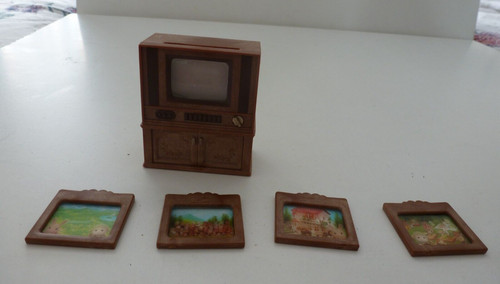 Sylvanian family fernseher und - sylvanian,