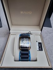 Rado Integral L Diamonds Keramikuhr Gold Titan Herrenuhr Schweizer Quarz-Werk