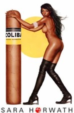 Zigarren girl mit Zigarre