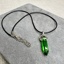 Halskette Kristallanhänger