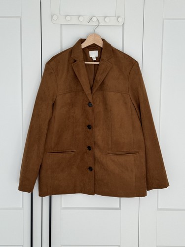 Wildlederoptik blazer - h&m,