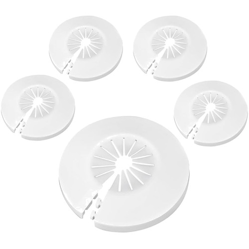 Heizungsrohr rosetten set - heizungsrohr, 5