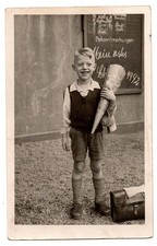 Altes foto schulanfang junge - schulanfang,