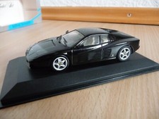 Minichamps 1/43 Ferrari 512 TR in Schwarz OVP Plastikvitrine gerissen 072502