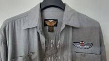 Harley Davidson 100th anniversary Hemd bestickt Gr.M (eher XL)
