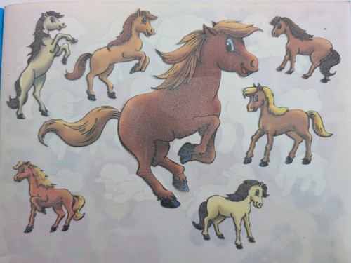 90er sticker maxi pferde - sticker,