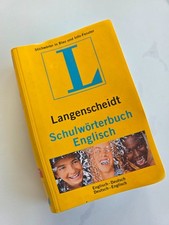Langenscheidt Schulwörterbuch Wörterbuch Englisch Duden Übersetzer Deutsch Buch