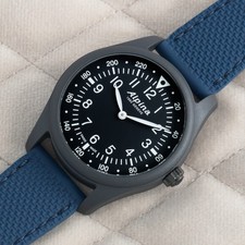 ALPINA Herrenuhr Quarz AL-187N4S6 Smart Watch Startimer