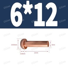 Halbrundnieten DIN 660 Kupfer