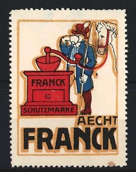 Reklamemarke aechte franck - aechte,