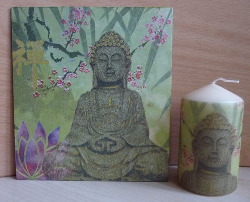 Deko kerze hdf asien - -,