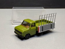 Ford Transit Pritsche offen mit Glas Front Scheiben Transporter Herpa H0 1:87