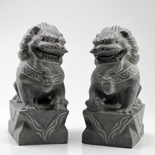 Steinfiguren wächterlöwen - steinfiguren,